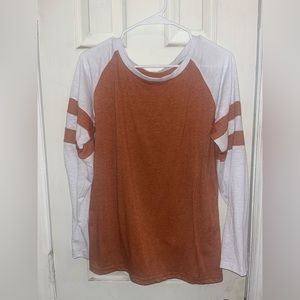 XL Raglan Tee - Orange
